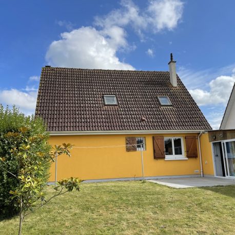 Façade extérieure – maison F4 – Bosc Roger en Roumois – ST Immobilier Elbeuf